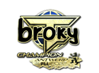 broky (Gold, Champion) | Antwerp 2022 image